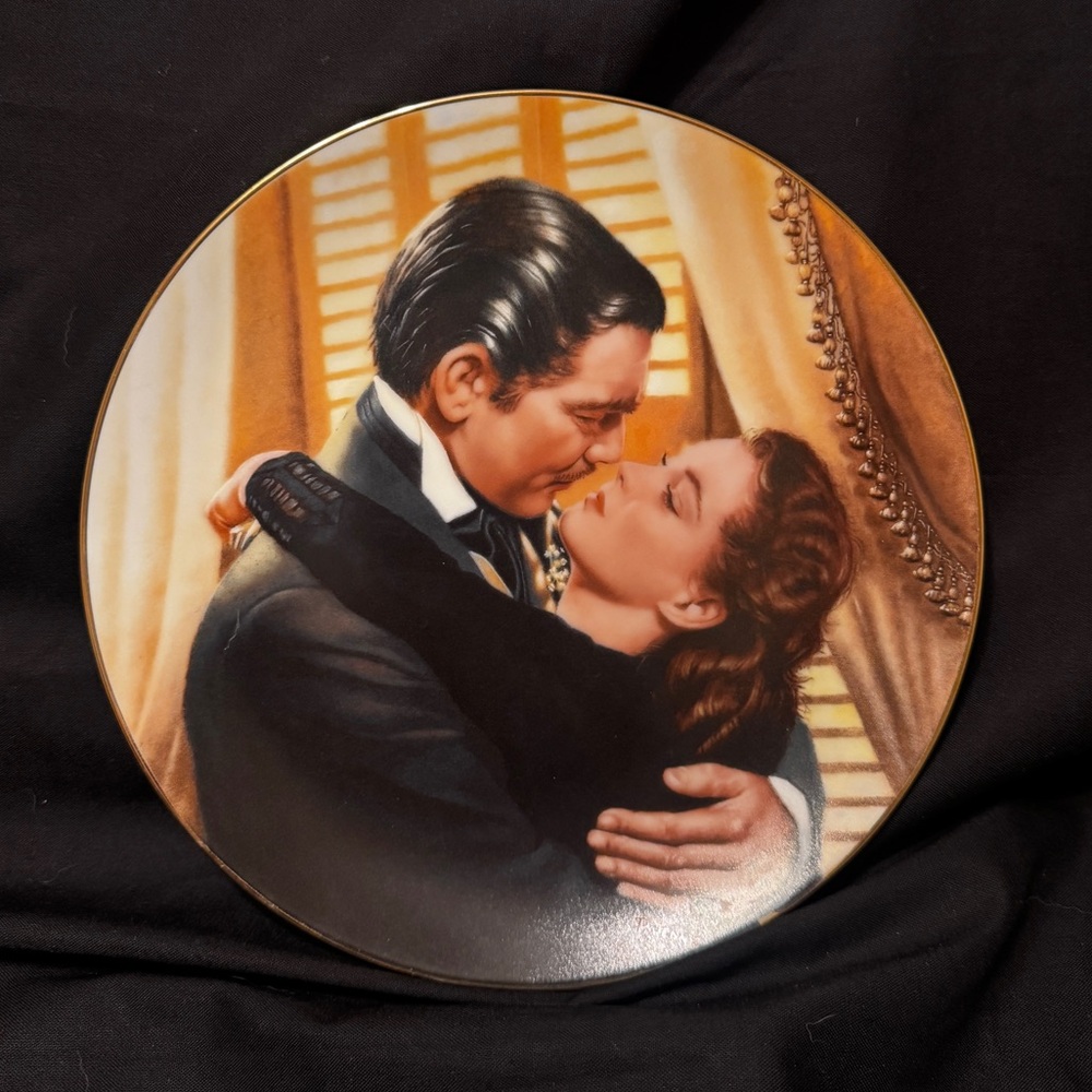 Vintage 1991 W.S. George Marry Me, Scarlett! Collector Plate Gone with the Wind